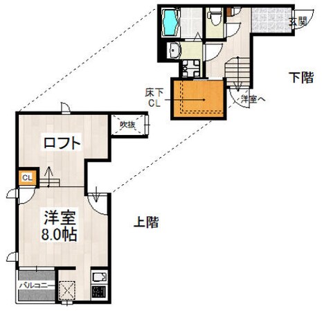 馬橋駅 徒歩10分 1階の物件間取画像